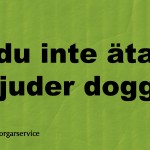 Doggy bag-tag swedish people feel embarrasse to ask for a doggy bag