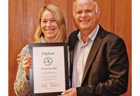 Ulla L and the City of Gothenburg receives a diploma